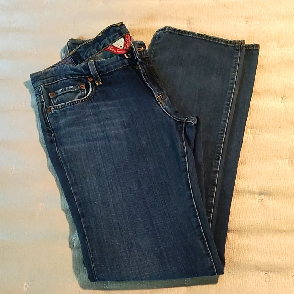Vintage Lucky brand straight fit medium wash jeans women's size 8